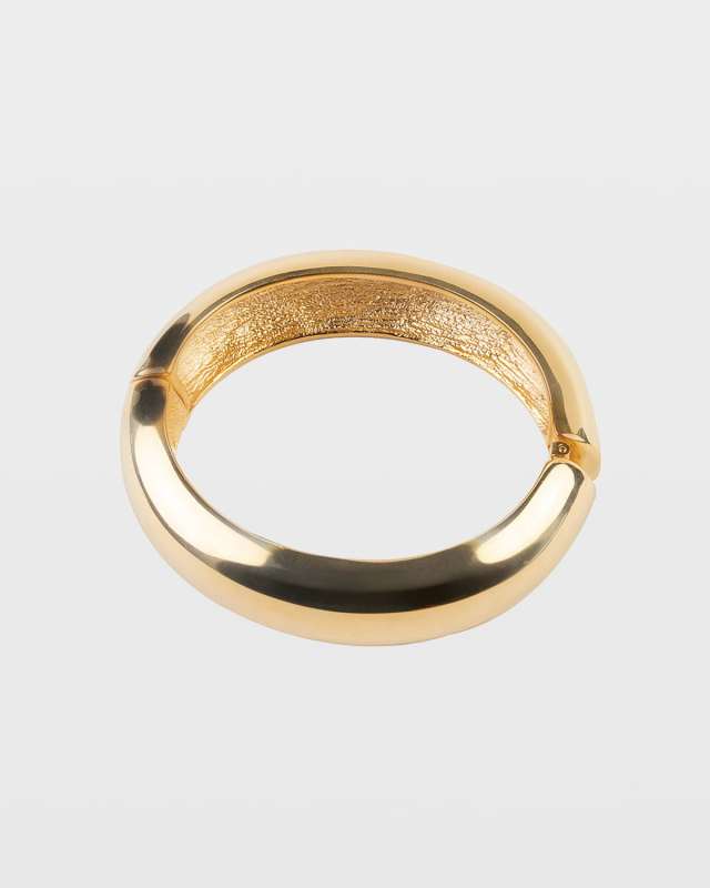 Polished Hinged Bangle Bracelet